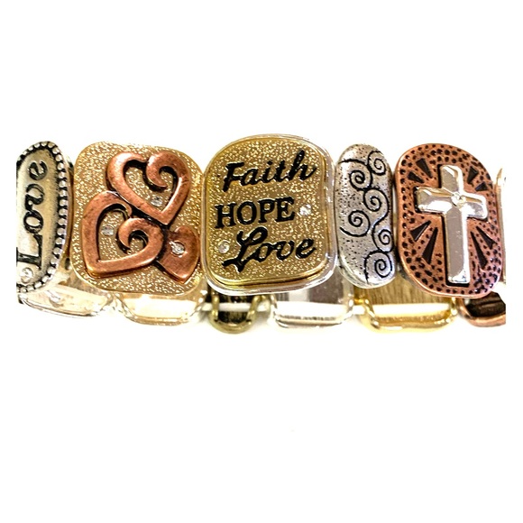 Jewelry - Faith Hope Love Bracelet